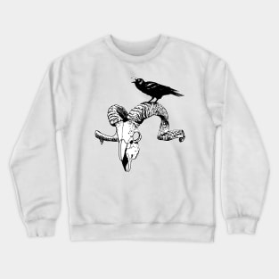 Goat Skull Crewneck Sweatshirt